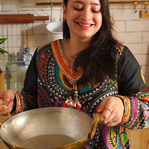 Brass Kadhai (Round Base)