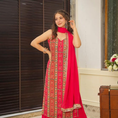 Chitra bright kurta-palazzo set