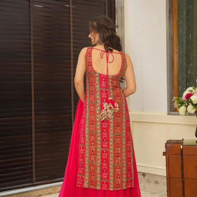 Chitra bright kurta-palazzo set