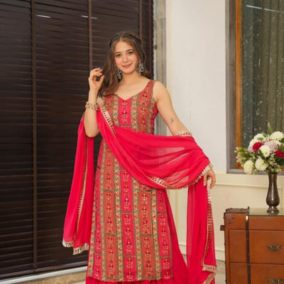 Chitra bright kurta-palazzo set