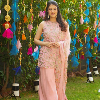 Remi embroidered short kurta set