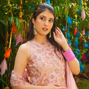 Remi embroidered short kurta set