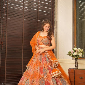Sangiri embroidered lehenga set