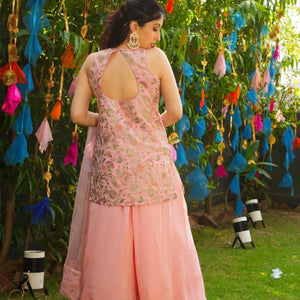 Remi embroidered short kurta set