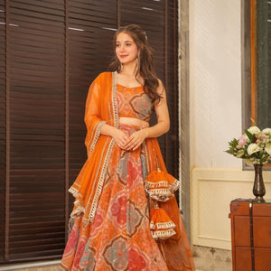 Sangiri embroidered lehenga set