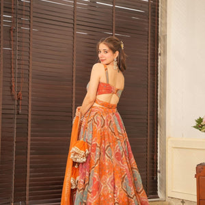 Sangiri embroidered lehenga set