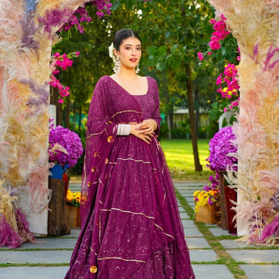 Murphy GEORGETTE LEHENGA CHOLI SET