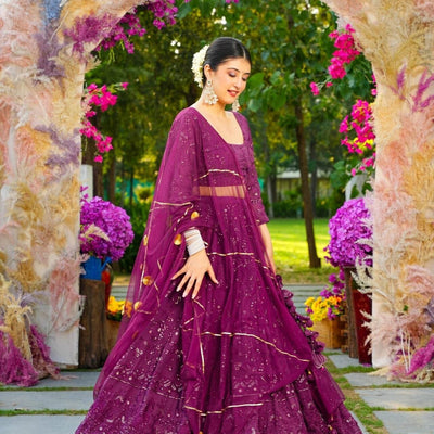 Murphy GEORGETTE LEHENGA CHOLI SET