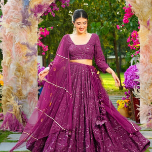 Murphy GEORGETTE LEHENGA CHOLI SET