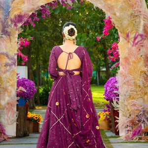 Murphy GEORGETTE LEHENGA CHOLI SET