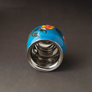 Banaras Handpainted Stainless Steel Lota / Kalash / Container
