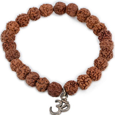 Studio Vaidik Rudraksha Bracelet with OM charm