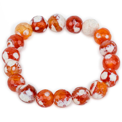 Studio Vaidik Orange Fire Agate Bracelet