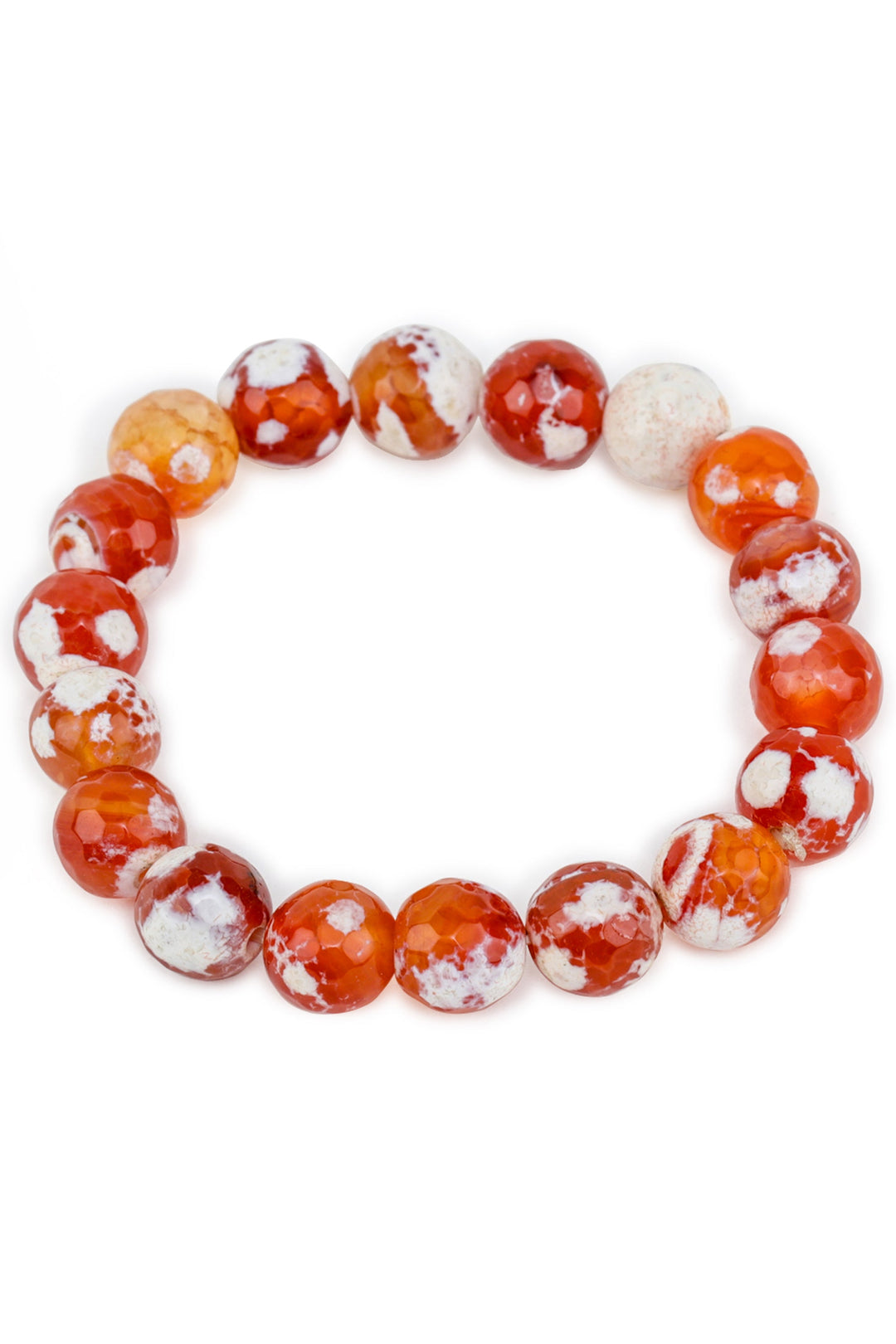 Studio Vaidik Orange Fire Agate Bracelet