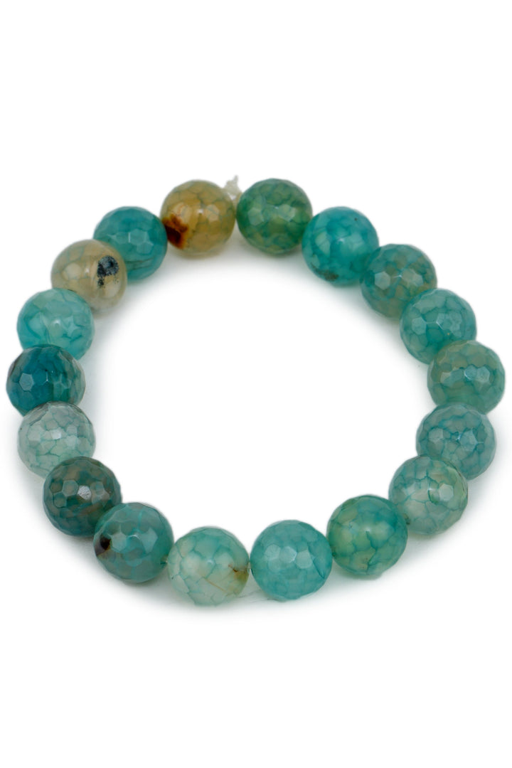 Studio Vaidik Aqua Blue Fire Agate Bracelet