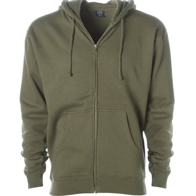 Independent Heavyweight Zip Hooded Sweatshirt