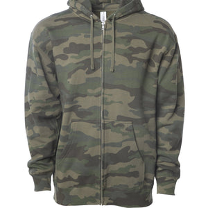 Independent Heavyweight Zip Hooded Sweatshirt