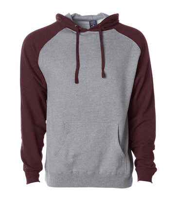 Gunmetal Heather/Burgundy Heather