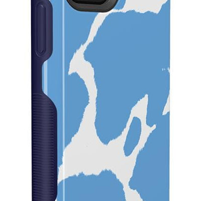 Current MOOd | Light Blue Cow Print Case