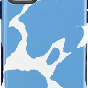 Current MOOd | Light Blue Cow Print Case