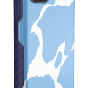 Current MOOd | Light Blue Cow Print Case