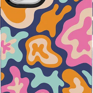 Midnight Color Splash | Abstract Retro Case