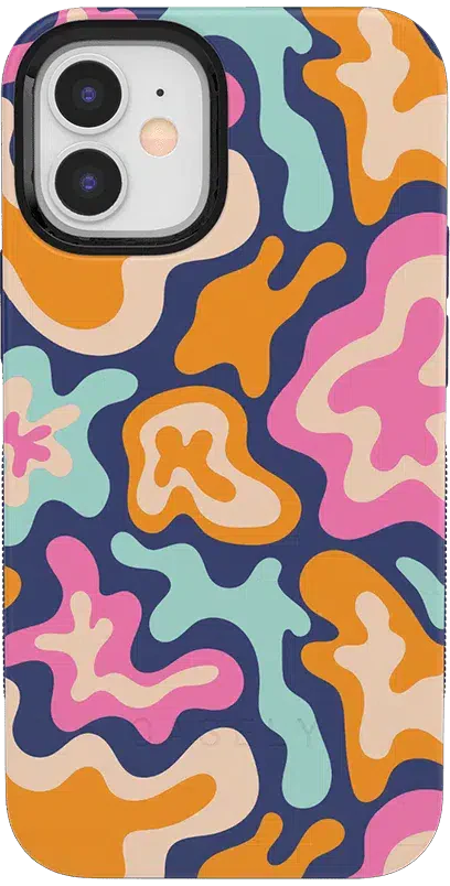 Midnight Color Splash | Abstract Retro Case