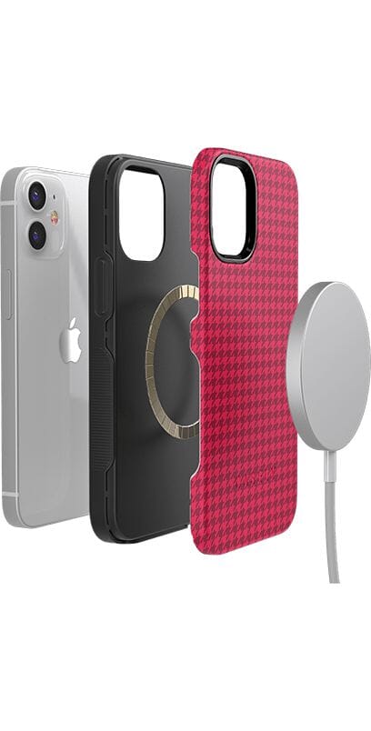 Best Dressed | Red Houndstooth Case
