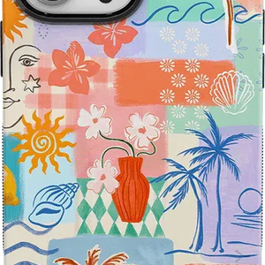 Tropical Heat | Beachy Collage Case