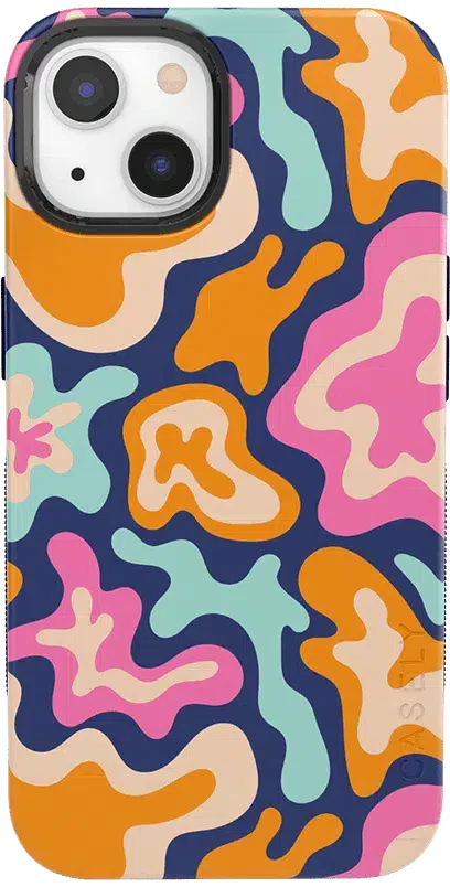 Midnight Color Splash | Abstract Retro Case
