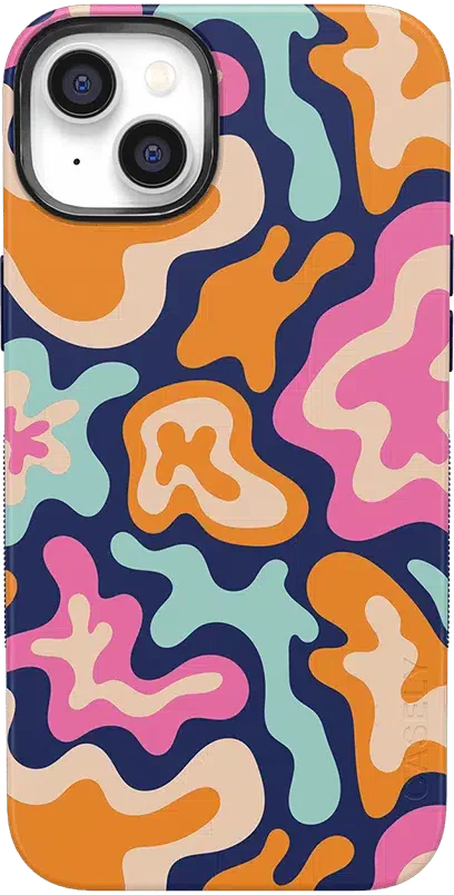 Midnight Color Splash | Abstract Retro Case