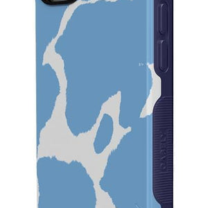 Current MOOd | Light Blue Cow Print Case
