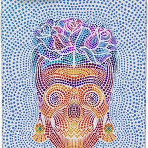 Vida y Muerte | Frida Kahlo Dotted Skull Case