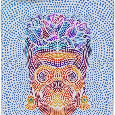 Vida y Muerte | Frida Kahlo Dotted Skull Case