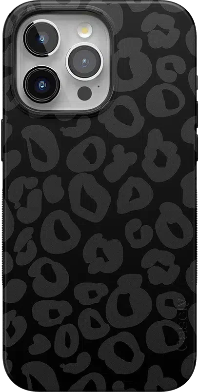 Into the Wild | Black Leopard Case