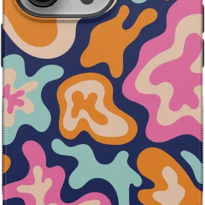 Midnight Color Splash | Abstract Retro Case