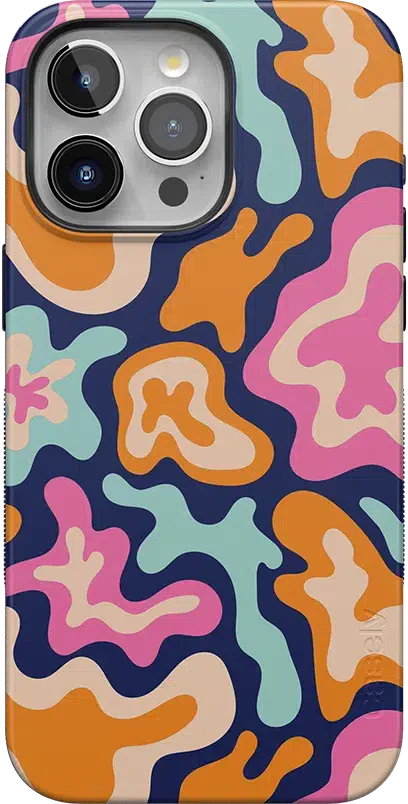 Midnight Color Splash | Abstract Retro Case