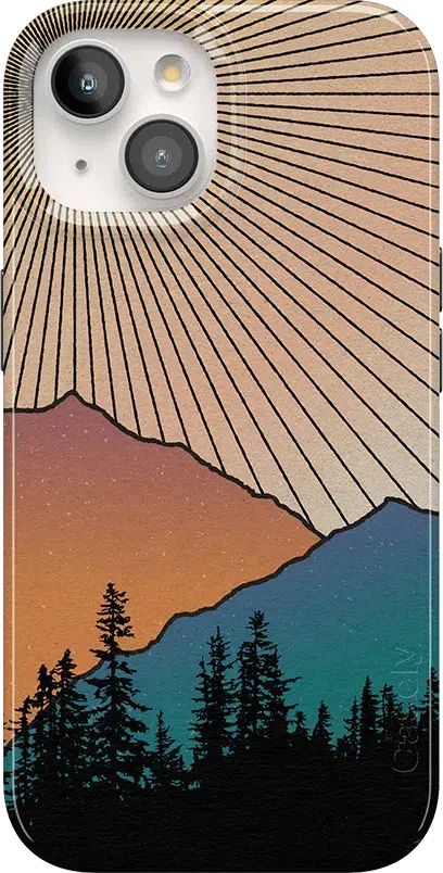 Golden Hour | Mountain Sunset Case