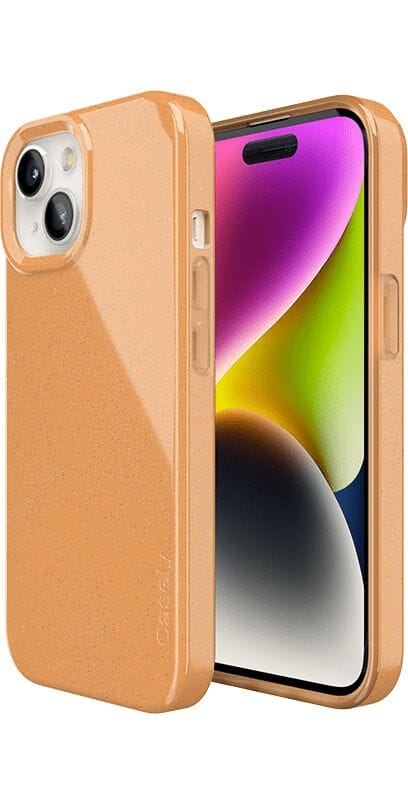 Morning Glow | Orange Pastel Shimmer Case