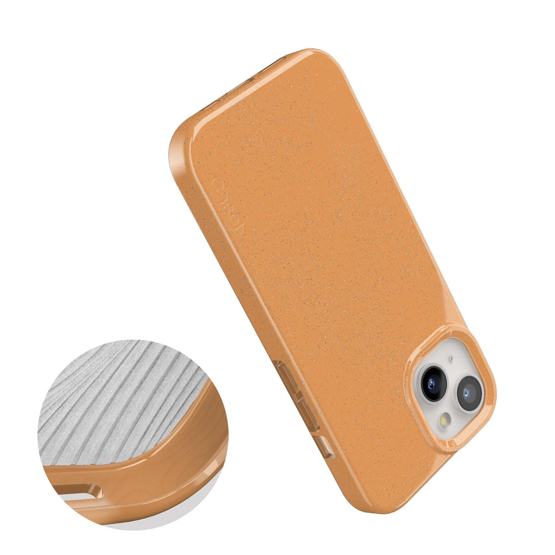 Morning Glow | Orange Pastel Shimmer Case