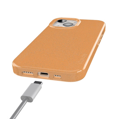 Morning Glow | Orange Pastel Shimmer Case