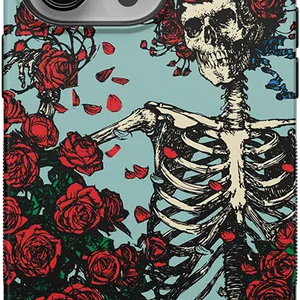 Forever Grateful | Grateful Dead Skeleton Floral Case