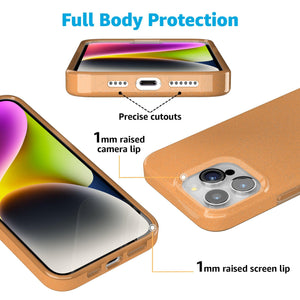 Morning Glow | Orange Pastel Shimmer Case