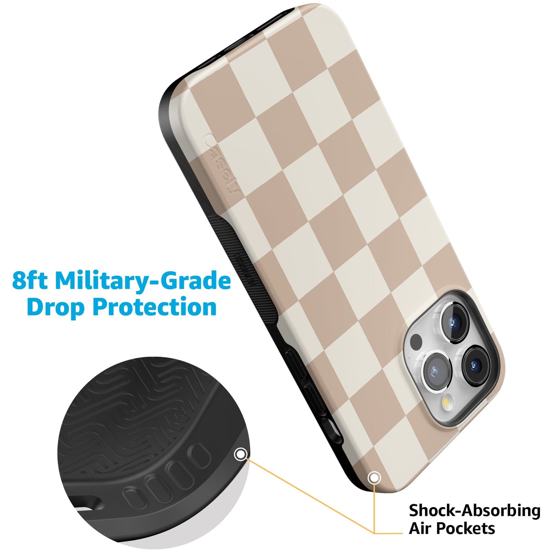 Fit Check | Neutral Checkerboard Case