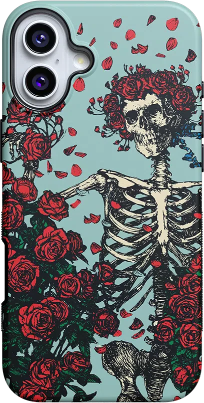 Forever Grateful | Grateful Dead Skeleton Floral Case