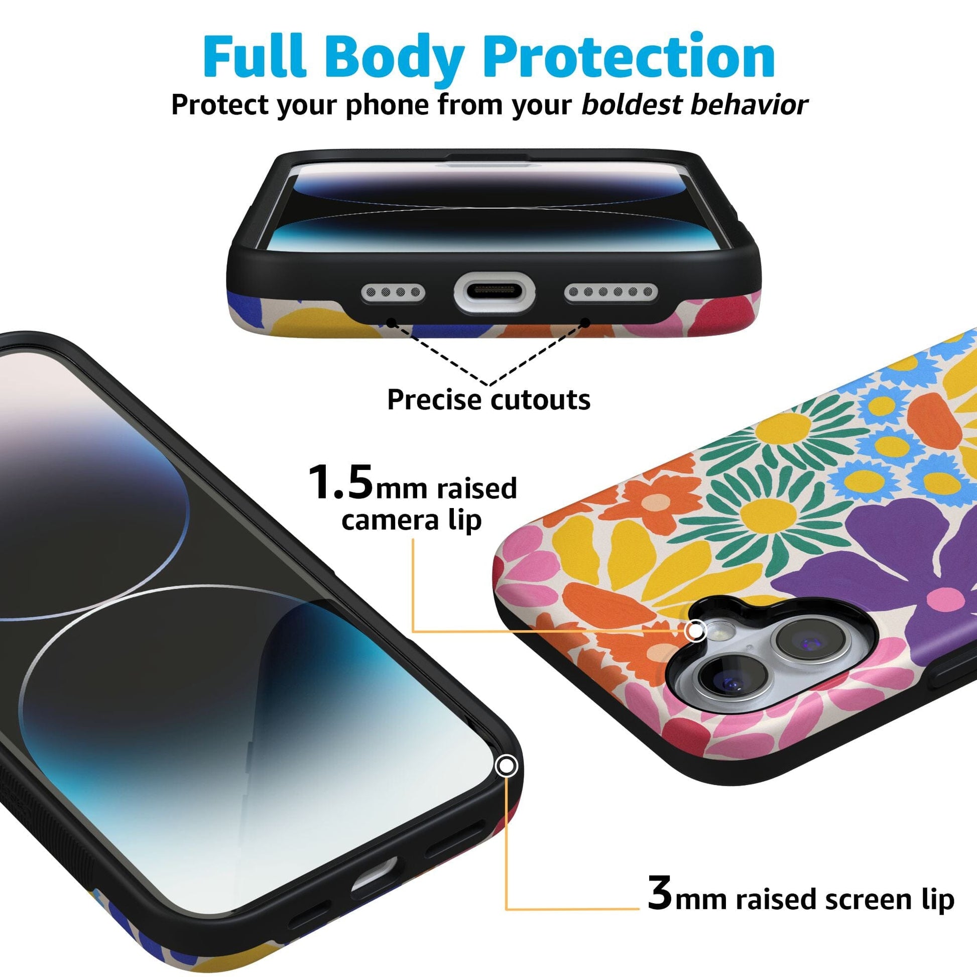 Flower Patch | Multi-Color Floral Case