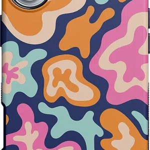 Midnight Color Splash | Abstract Retro Case
