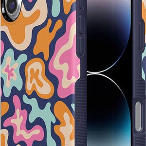 Midnight Color Splash | Abstract Retro Case