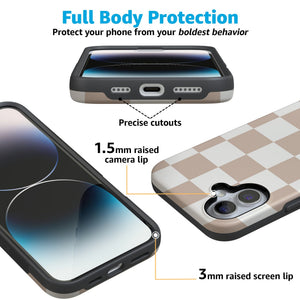 Fit Check | Neutral Checkerboard Case