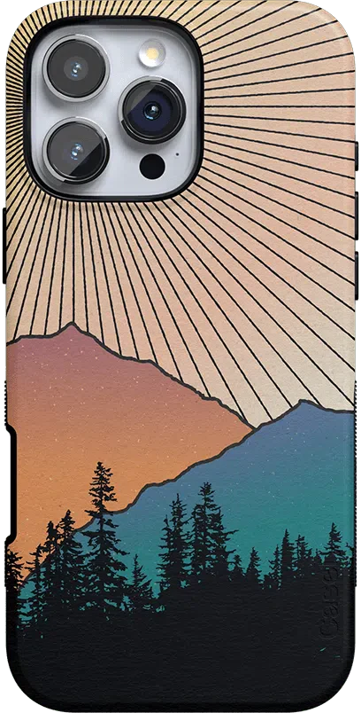 Golden Hour | Mountain Sunset Case